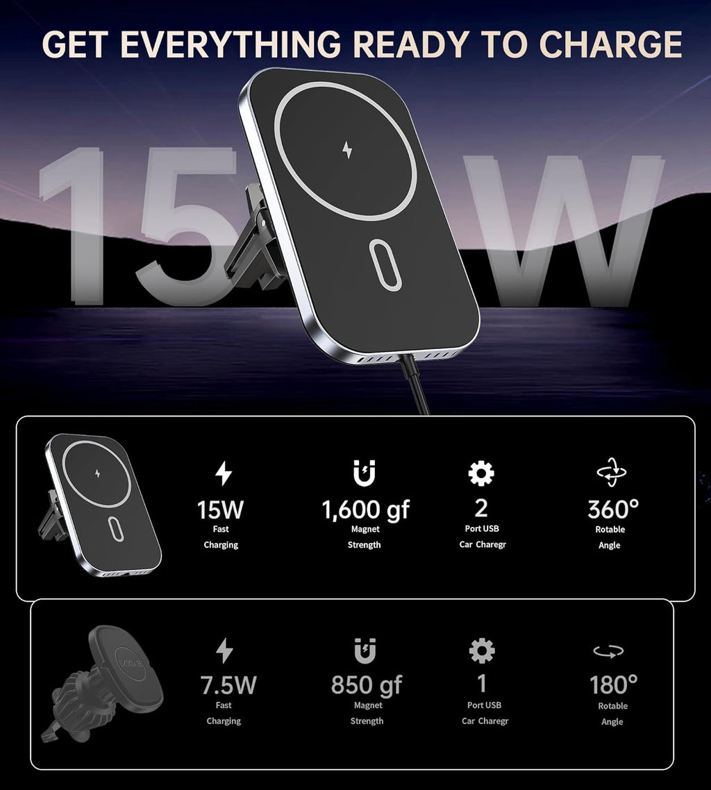 Magnetic Car Charger for iPhone